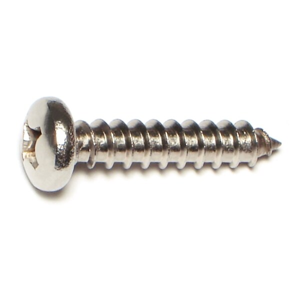 Midwest Fastener Sheet Metal Screw, #14 x 1-1/4 in, 18-8 Stainless Steel Pan Head Phillips Drive, 50 PK 53573 - main